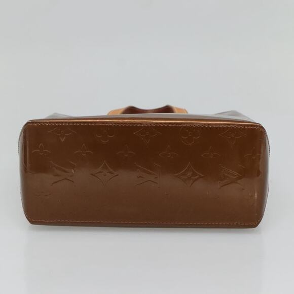 LOUIS VUITTON Monogram Vernis Reade PM Hand Bag Bronze M91146 - Picture 5 of 16